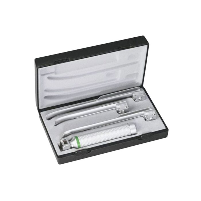 Adult Fiber Optic Miller Laryngoscope Set