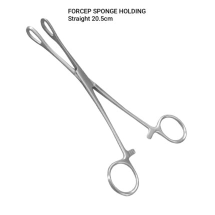 Forcep Spong Holding Straight 20.5cm
