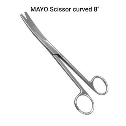 MAYO Scissor Curved 8"